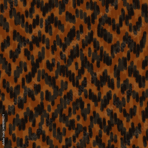 Abstract seamless pattern earth toned. Wild animal skin imitation. Marble and liquid texture