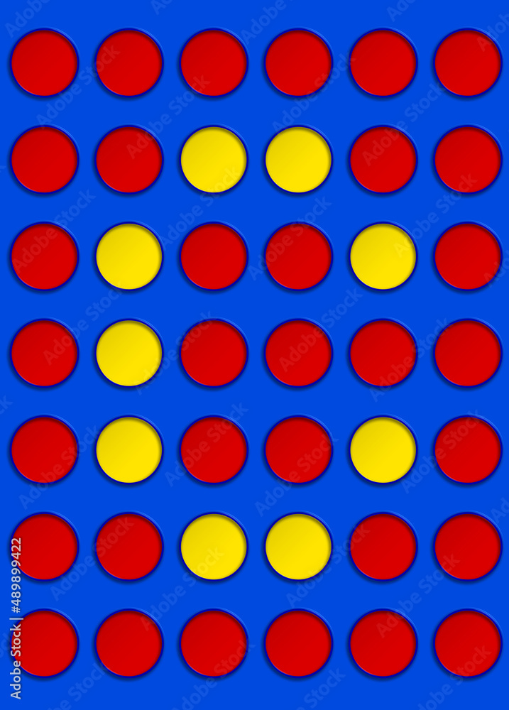 Fotografie Connect Four Alphabet Letter C Alternative