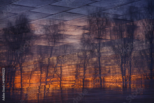 Obraz na płótnie Reflejos w salonie