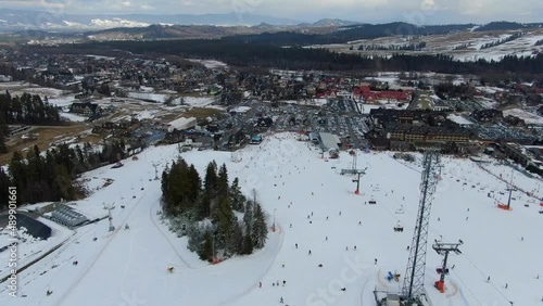 Most popular ski resort in Poland - Kotelnica Bialczanska in Bialka Tatrzanska photo