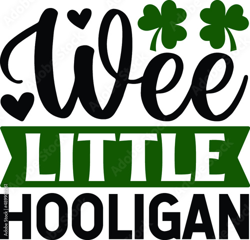 Wee little hooligan vector arts 