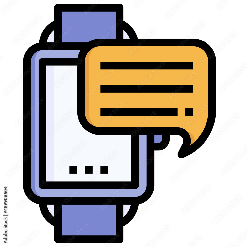 SMARTWATCH filled outline icon,linear,outline,graphic,illustration SMARTWATCH filled outline icon,linear,outline,graphic,illustration
