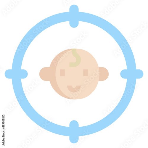TARGET flat icon,linear,outline,graphic,illustration