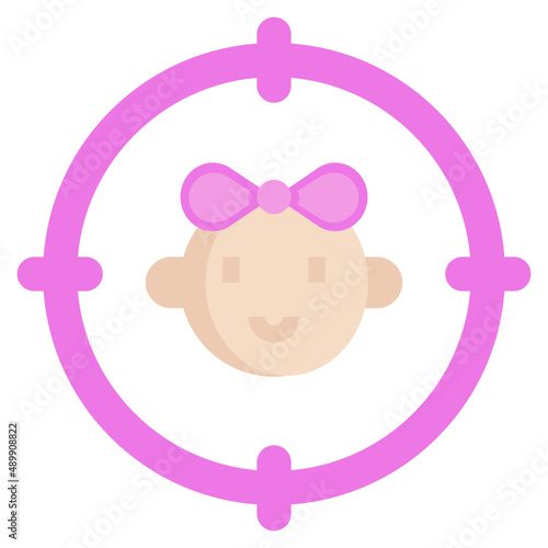 TARGET flat icon,linear,outline,graphic,illustration