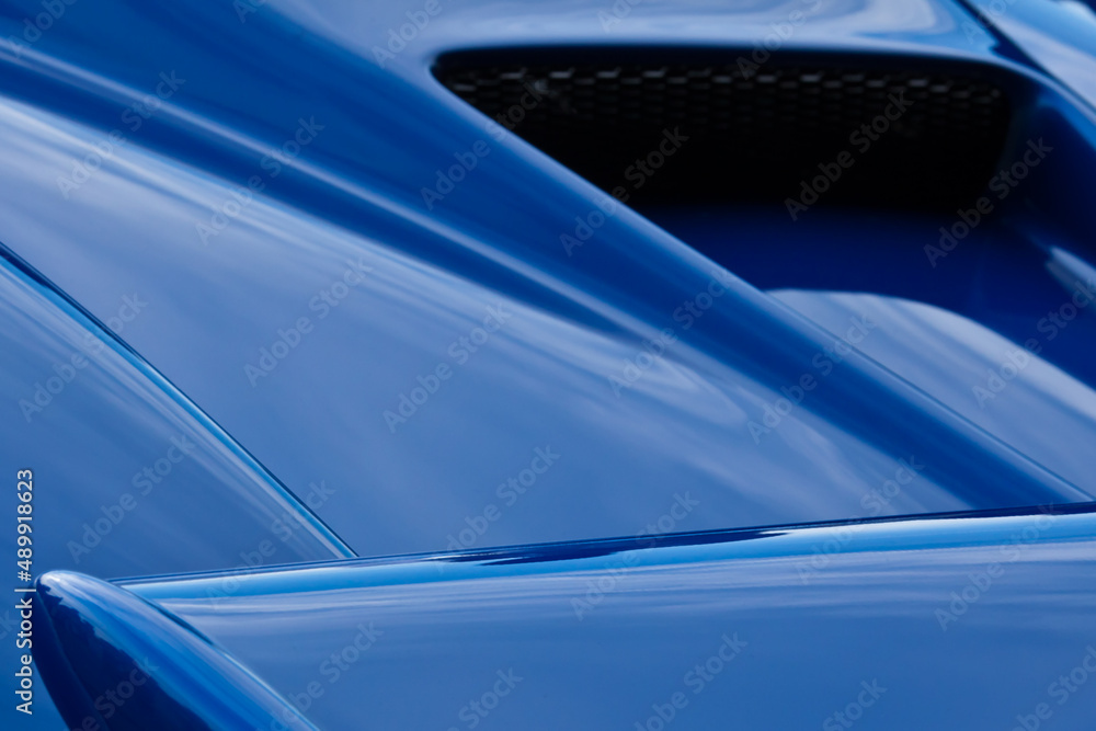 Abstract Minimalist Detail on a Supercar
