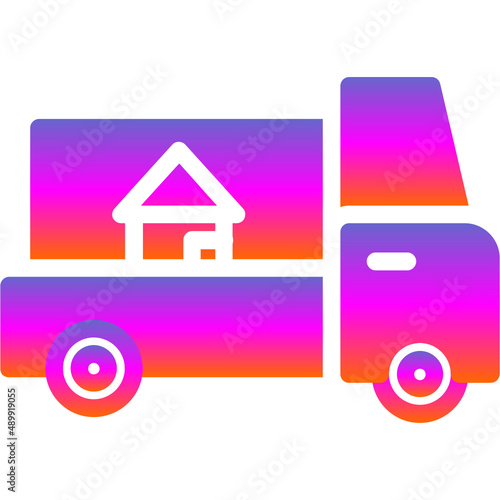 Truck Moving Icon