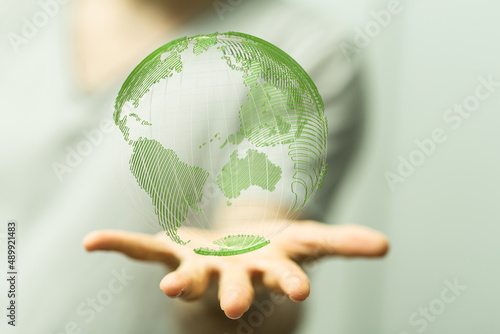 Ecology concept of green Ea...