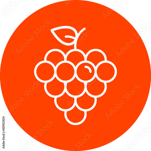 Grapes Icon Style