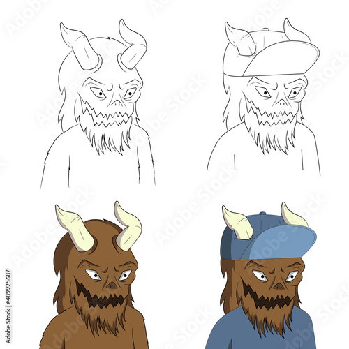 Beast Avatar Cartoon Character Monster Hip Hop