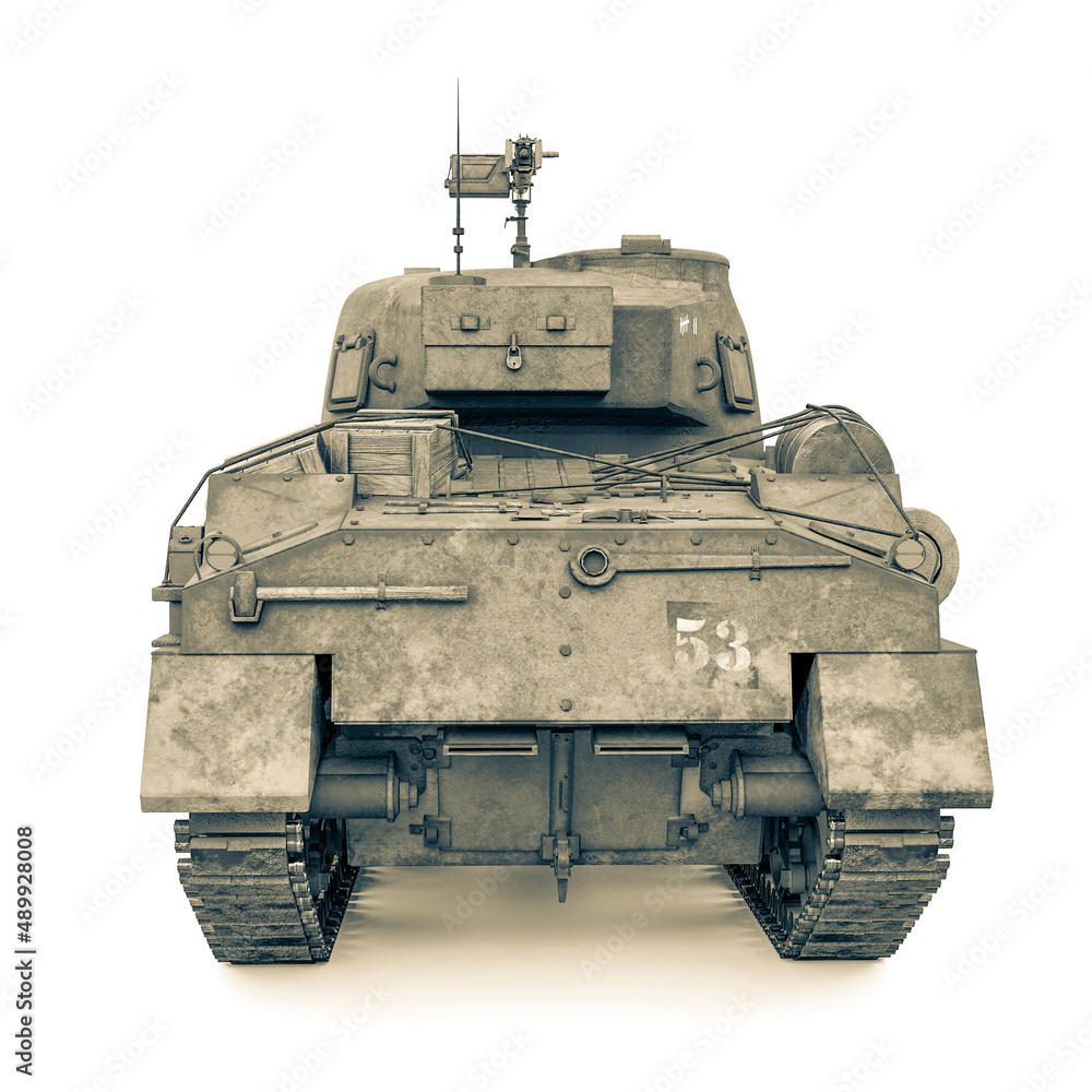us army tank rear view