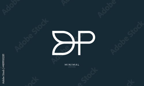 Monogram icon logo DP