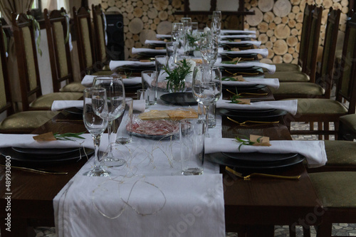 Wedding table.