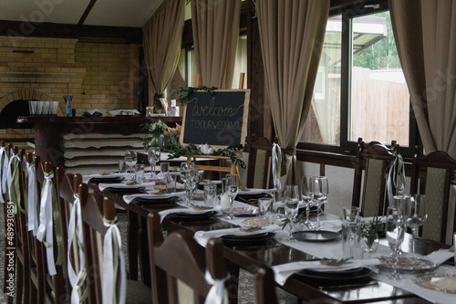 Wedding table.