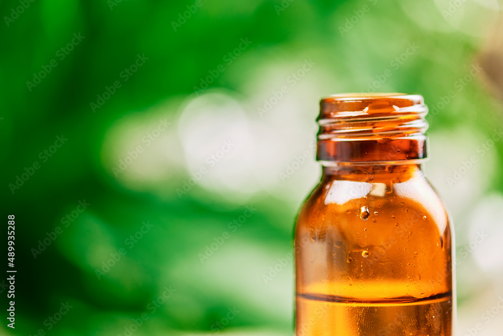 view of amber glass essential oil bottle view of amber glass essential oil bottle