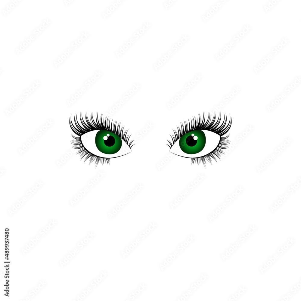 eye of the girl
