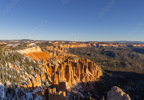 Scenic Bryce Canyon Utah Winter Landscape