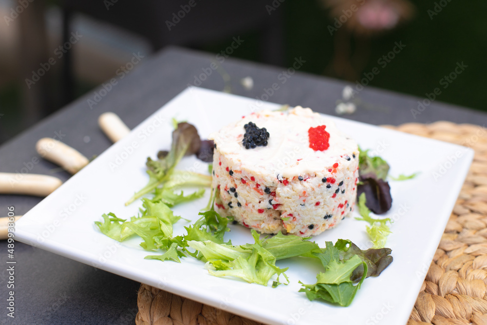 seafood salad plate seafood salad plate