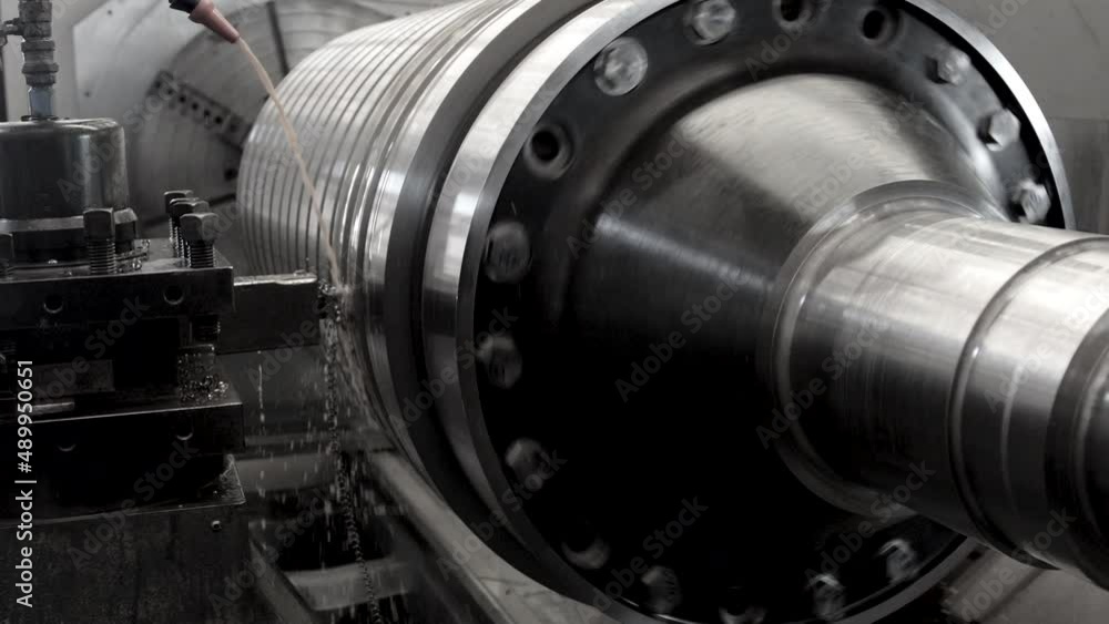 Industry lathe machine work in steam turbine Industry lathe machine work in steam turbine