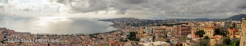 Top view skyline Cityscape In the day lighhting. Naples, Italy