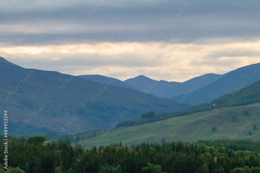 Fototapeta premium landscape with clouds