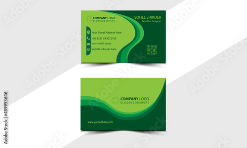 company business card design free eps 