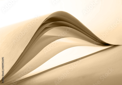 Abstract background from white sheets of paper