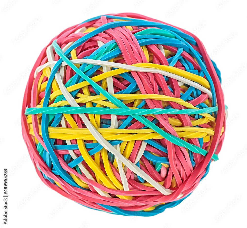 Colored rubber ball isolated on a white background. Colorful elastic ball. Colored rubber ball isolated on a white background. Colorful elastic ball.