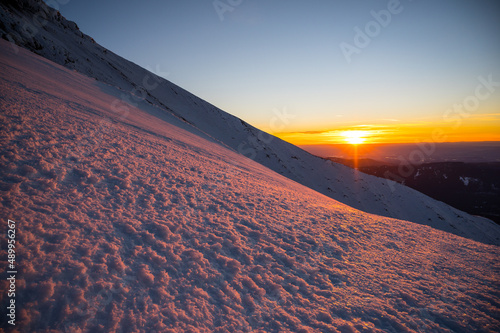 Sunrise on Mount Hood photo
