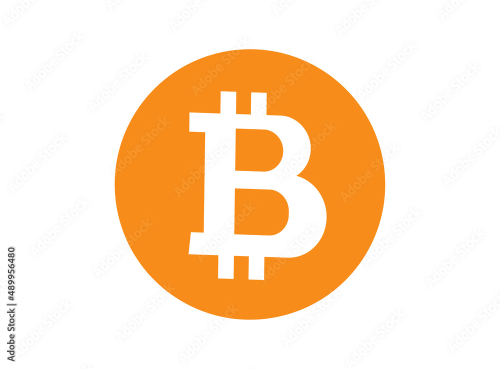 bitcoin logo vector image bitcoin logo vector image