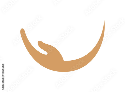 hand arm logo vector image