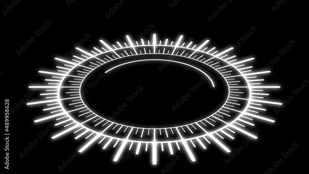 3D HUD White Red Target Hexagon S VJ Loop Animation Background 3D HUD White Red Target Hexagon S VJ Loop Animation Background
