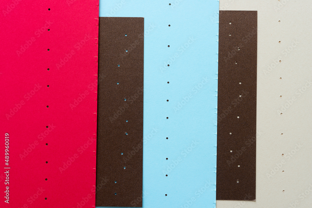 pattern with red and white stripes (with holes) pattern with red and white stripes (with holes)