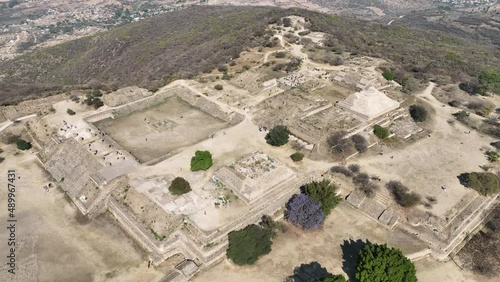 Aerial view of Monte Alban Archaeological site photo
