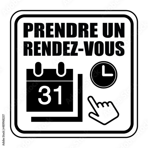 Logo prendre un rendez-vous.