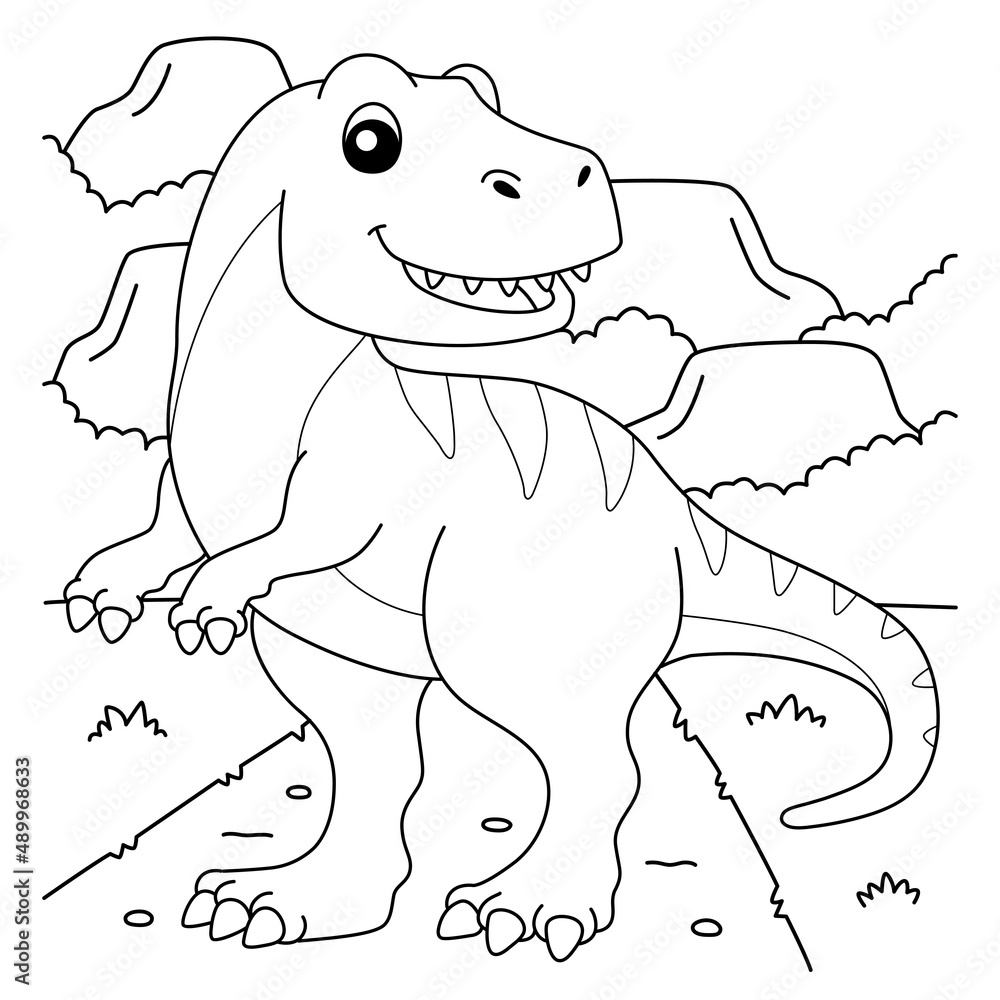 Tryannosaurus T-Rex Coloring Page to Print Páginas para colorir, Páginas para co
