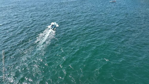 Wallpaper Mural Sunset boat party on the ocean Torontodigital.ca