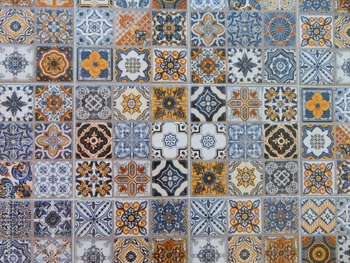 traditional mexican tile mosaic © Saule