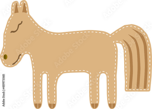 Forest dwellers. Forest animals seamless pattern, cute woodland animal. Flat cartoon fox, bear, deer, sable, horse wolf for children vector print. Wood fauna creatures for wallpaper, textile.