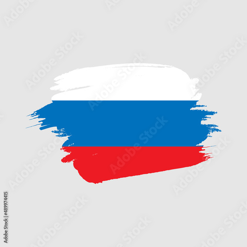 Flag of russia template design