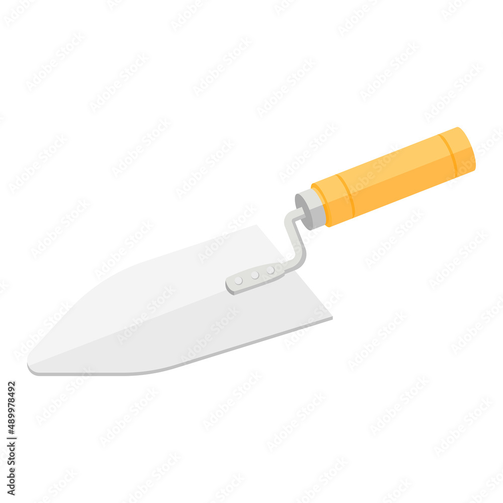 cement shovel cartoon vector illustration isolated object cement shovel cartoon vector illustration isolated object