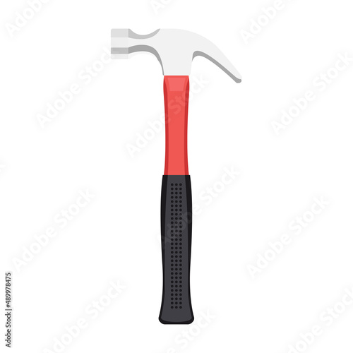 tool hammer cartoon vector illustration isolated object