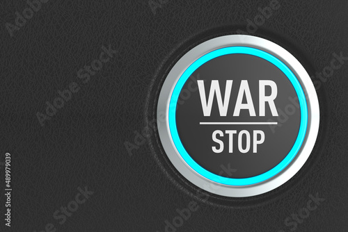 push button with text stop ...