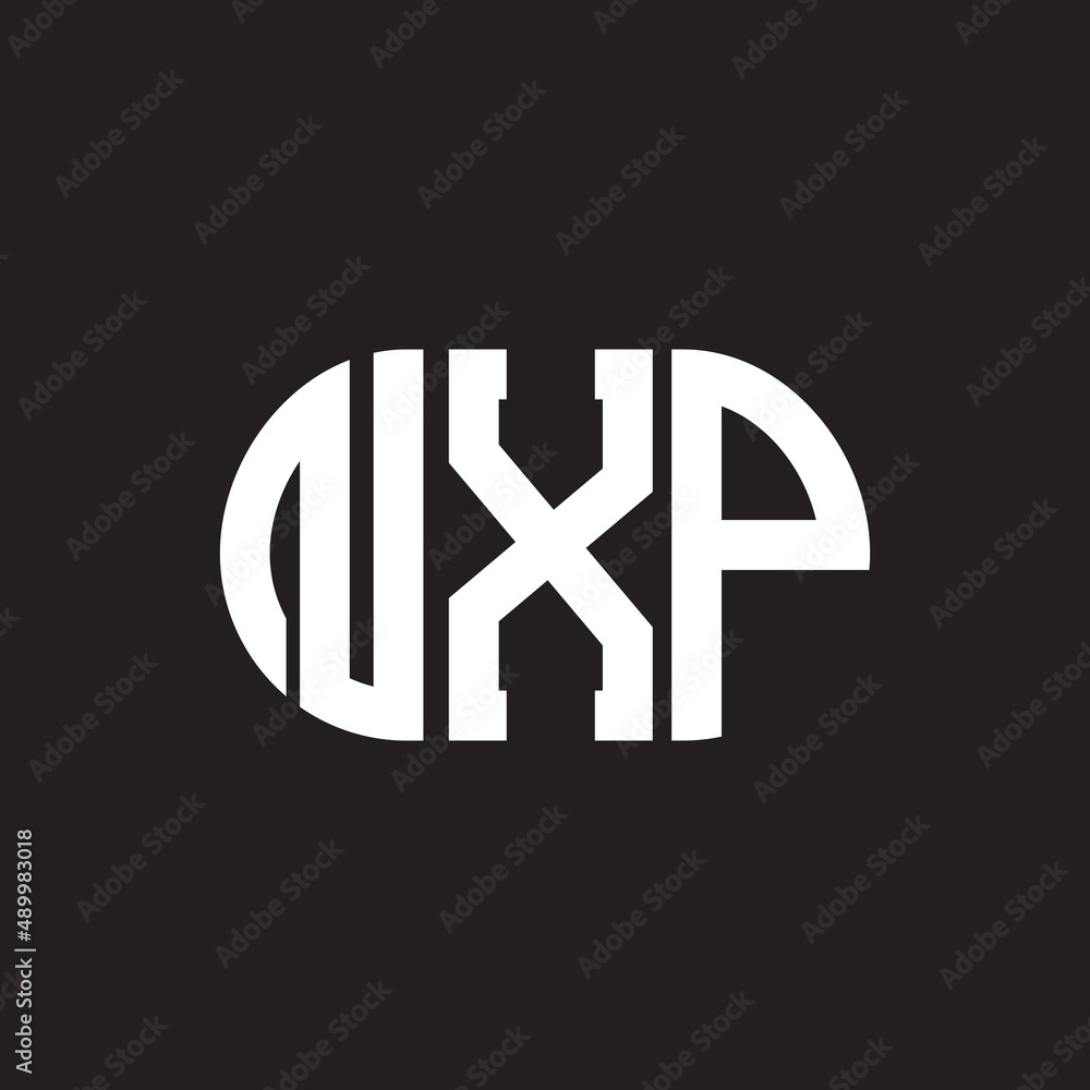 NXP letter logo design on black background. NXP creative initials letter logo concept. NXP letter design. NXP letter logo design on black background. NXP creative initials letter logo concept. NXP letter design.