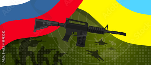 Russia and ukraine war invasion soldier crisis weapon military