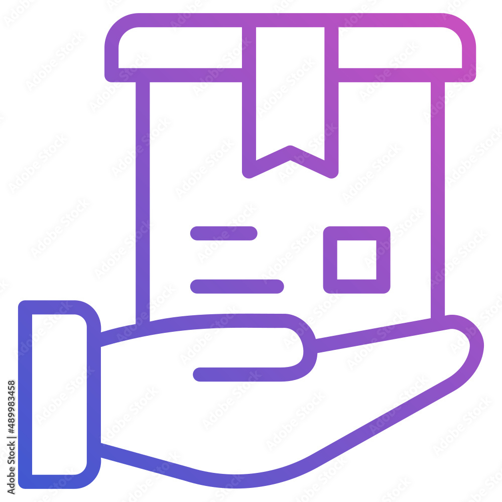 delivery shipping line gradient icon. Can be used for digital product, presentation, print design and more. delivery shipping line gradient icon. Can be used for digital product, presentation, print design and more.