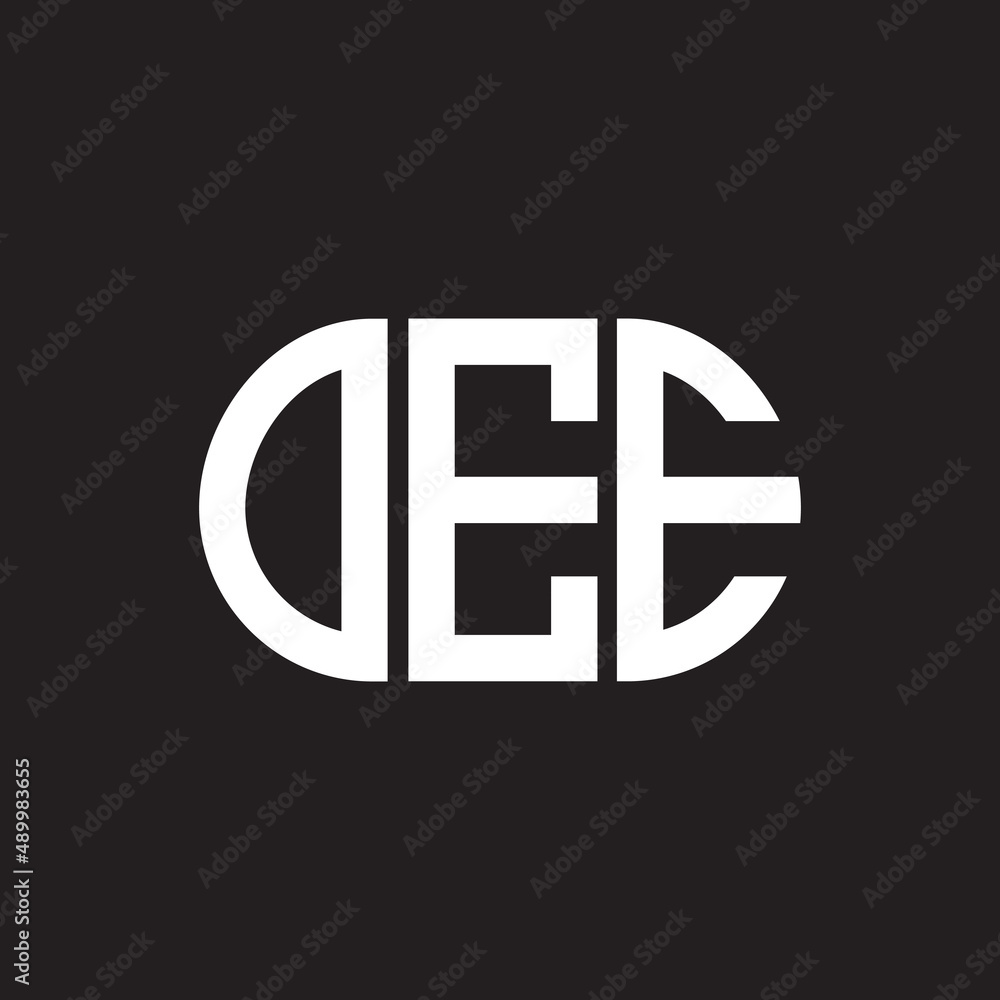 OEE letter logo design on black background. OEE creative initials letter logo concept. OEE letter design. OEE letter logo design on black background. OEE creative initials letter logo concept. OEE letter design.