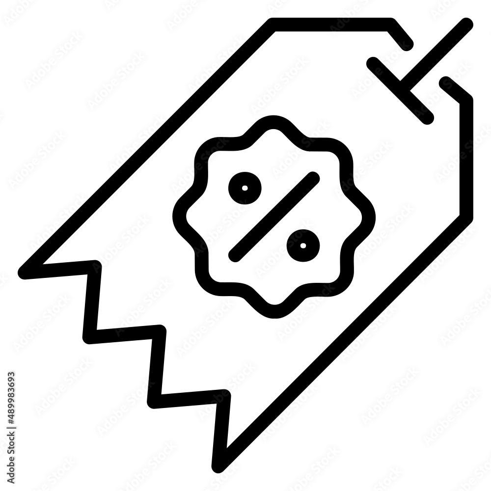 voucher discount line icon. Can be used for digital product, presentation, print design and more. voucher discount line icon. Can be used for digital product, presentation, print design and more.