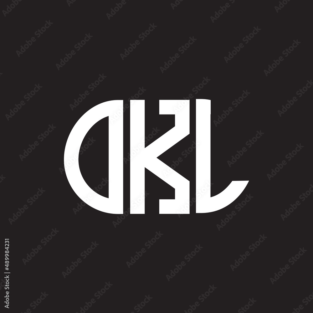 OKL letter logo design on black background. OKL creative initials letter logo concept. OKL letter design. OKL letter logo design on black background. OKL creative initials letter logo concept. OKL letter design.