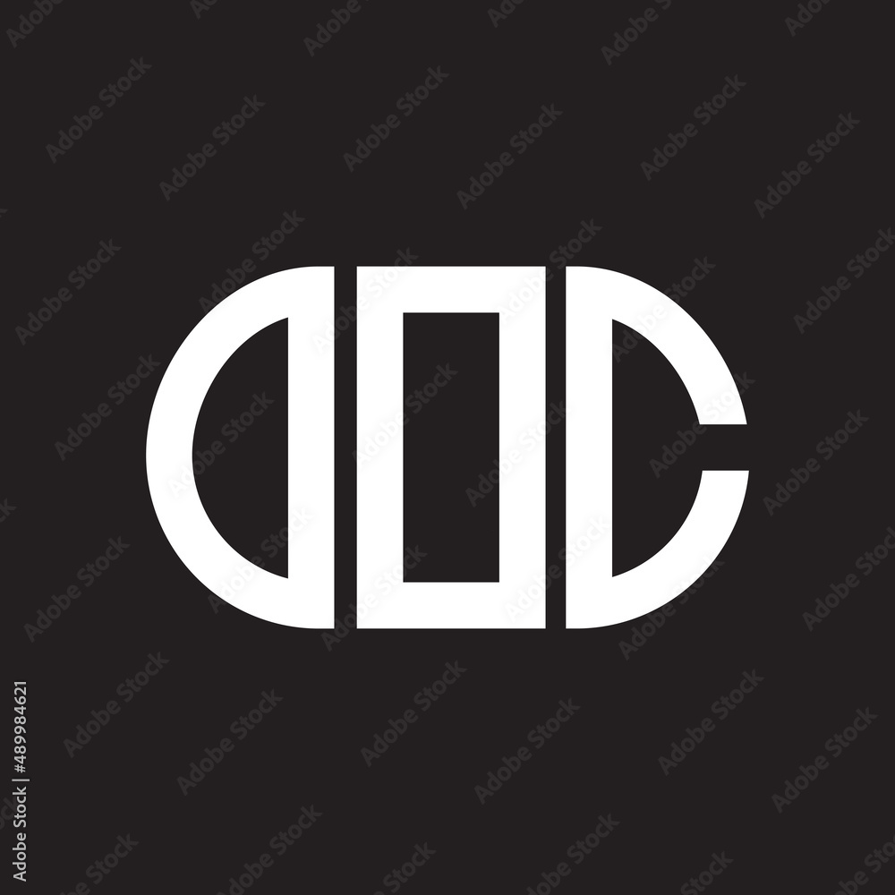 OOC letter logo design on black background. OOC creative initials letter logo concept. OOC letter design. OOC letter logo design on black background. OOC creative initials letter logo concept. OOC letter design.
