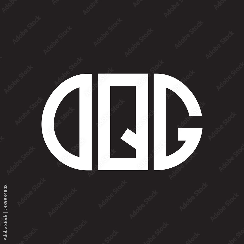 OQG letter logo design on black background. OQG creative initials letter logo concept. OQG letter design. OQG letter logo design on black background. OQG creative initials letter logo concept. OQG letter design.